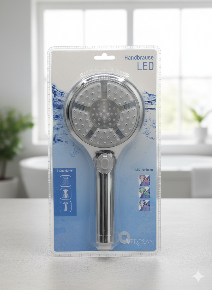 Verosan Handbrause LED, Duschkopf